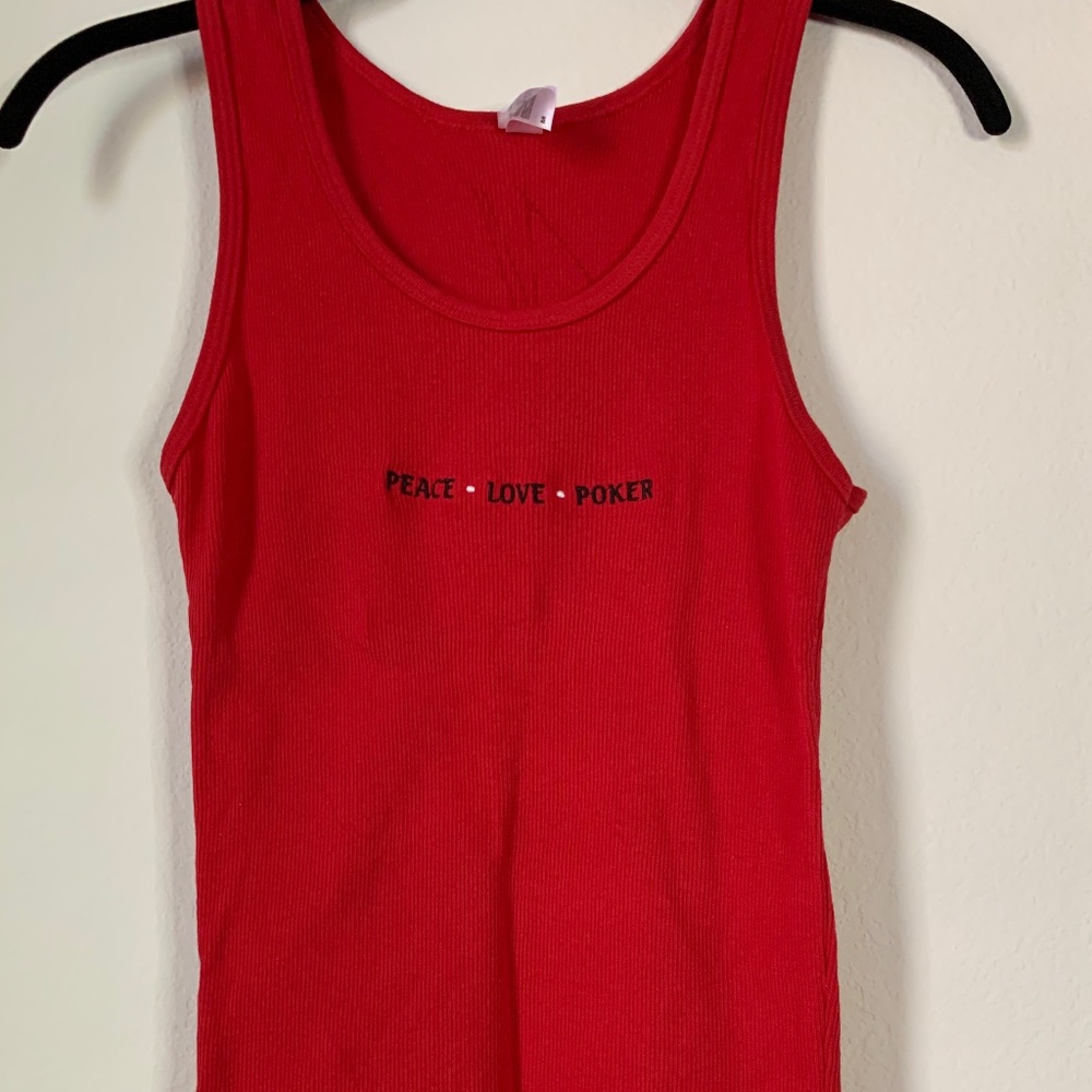 Peace Love Poker Tank top
